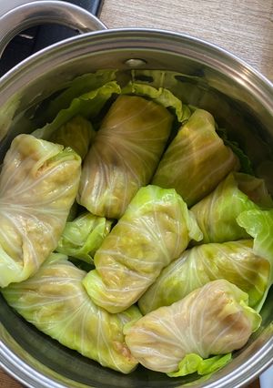 Голубці з рисом та фаршем