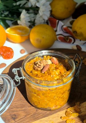 Паста Амосова (моя версія з фініками та апельсином)