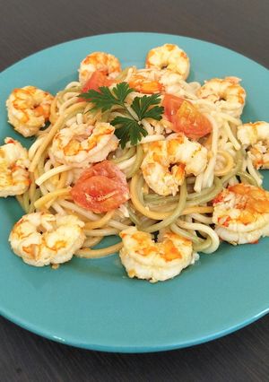 Паста з креветками
