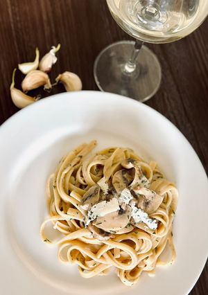 Паста з грибами