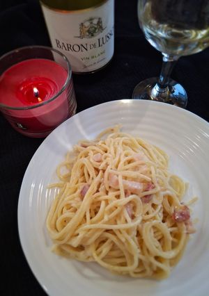 Паста Карбонара з грудинкою