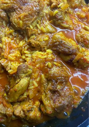 Рис джелофф з курятиною