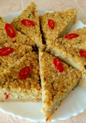 Хаоба - пиріг з рисом і тунцем