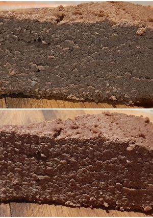 Шоколадний кекс з кокосовою пастою. Підходить для кето