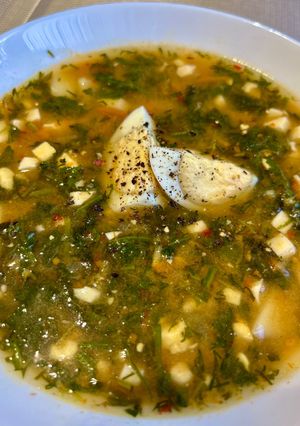 Борщ зелений з кропиви