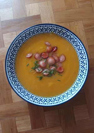 Гарбузовий суп з картоплею