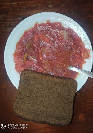 Борщ з капустою кале