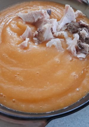 Кабачковый суп-пюре с добавлением моркови