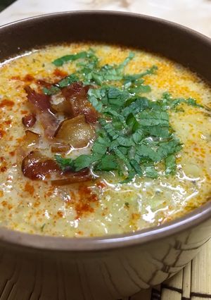 Кабачковий підбиваний суп