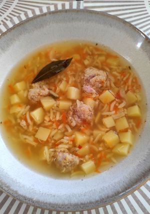 Лёгкий рисовый суп