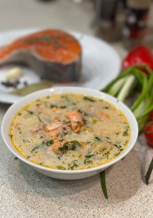 Норвежская уха из семги