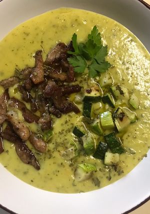 Смажений кабачковий суп