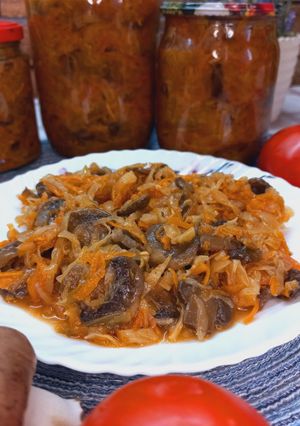 Солянка с грибами на зиму