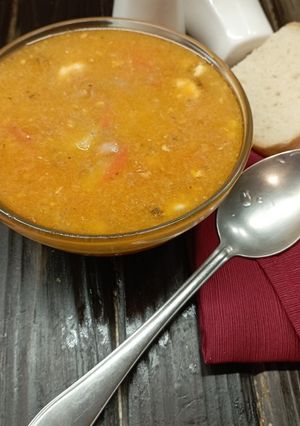 Суп з сардинами і сиром