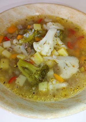 Суп гречаний з телятиною