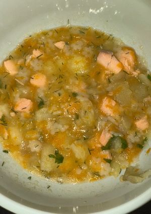 Суп з лососем для малюка 1+