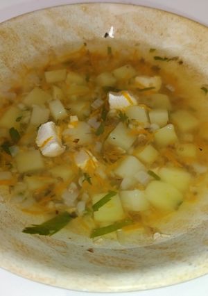 Супкурячий з гречкою