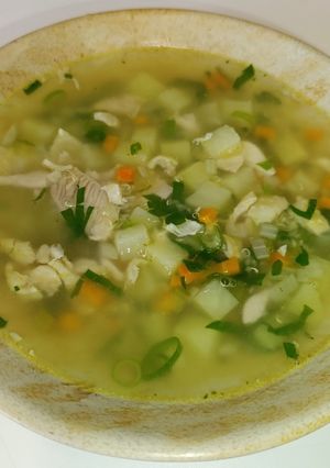 Суп курячий з булгуром