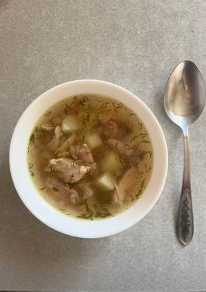 Суп из куриных бедрышек