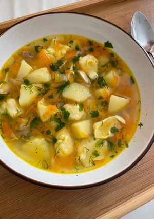 Супчик з галушками