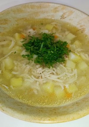 Суп курячий з мівіною