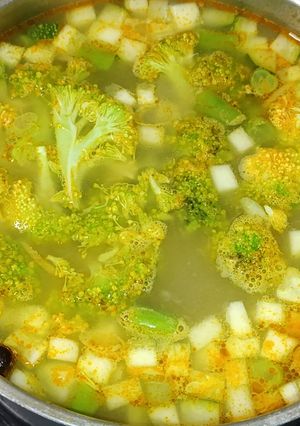 Суп з телятиною та пшоном