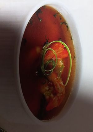 Суп із креветок з перцем чілі