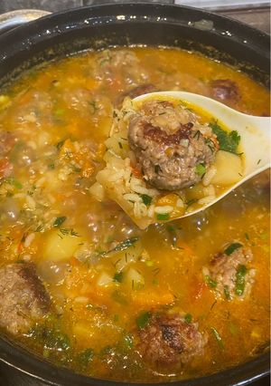 Східний суп на сковороді