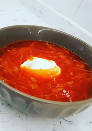 Борщ без квасолі