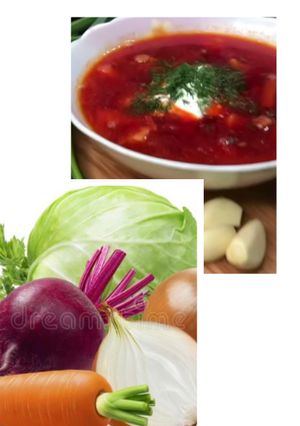 Борщ без зажарки очень вкусный