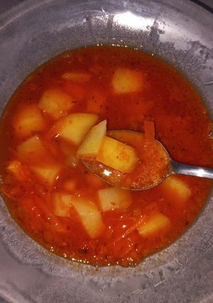 Борщ без капусты