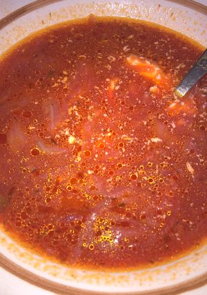 Борщ для любимого мужа