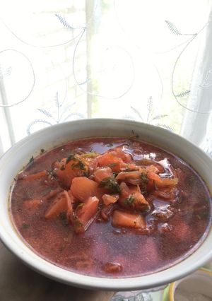 Борщ без м'яса