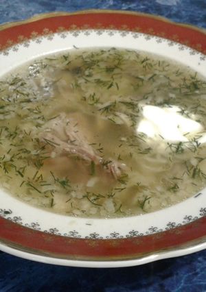 Борщ из квашеной капусты с грибами