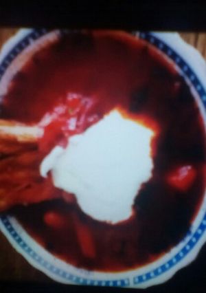 Борщ красный украинский