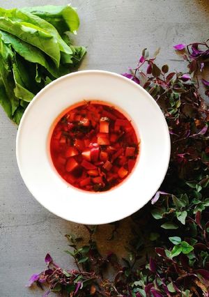 Борщ зi щавлем