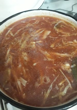 Борщ по-домашнему