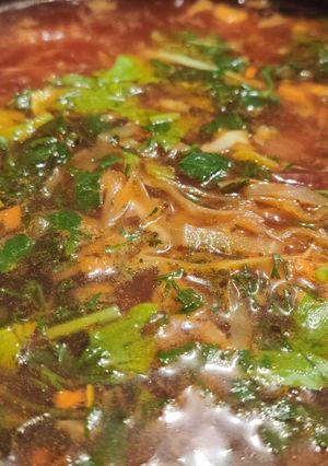 Борщ с индейкой