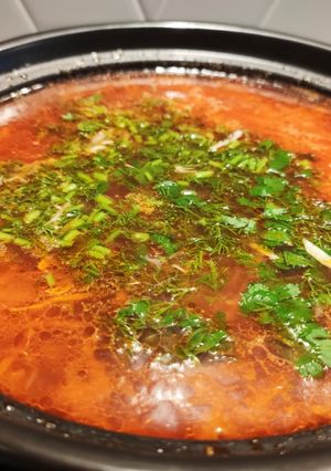 Борщ со свининой