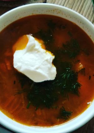 Борщ по-московски