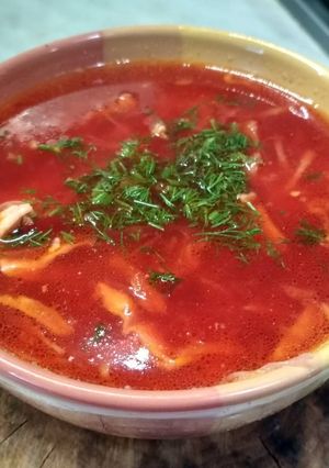 Борщ со свеклой