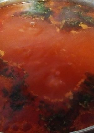 Борщ с квашеной капустой