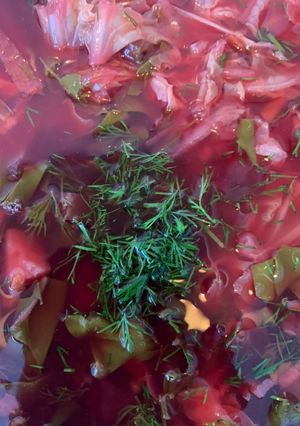 Гуцульський пісний борщ