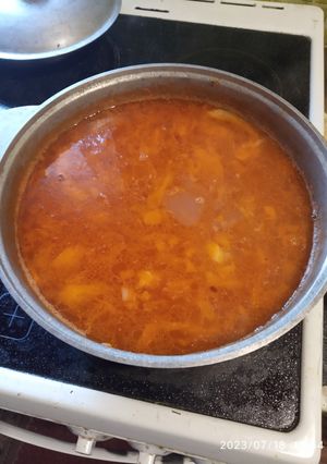 Борщ із молодою картоплею