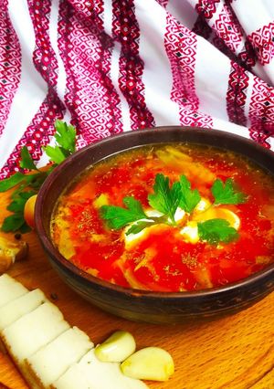 Класичний український борщ