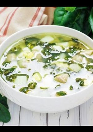 Зеленый Борщ со щавелем