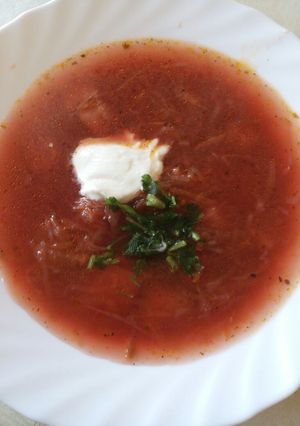 Овощной борщ