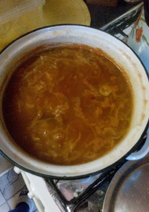 Пісний борщ красний