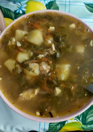 Щавелевый суп. Зеленый борщ