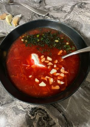 Суп со свеклой или борщ без капусты